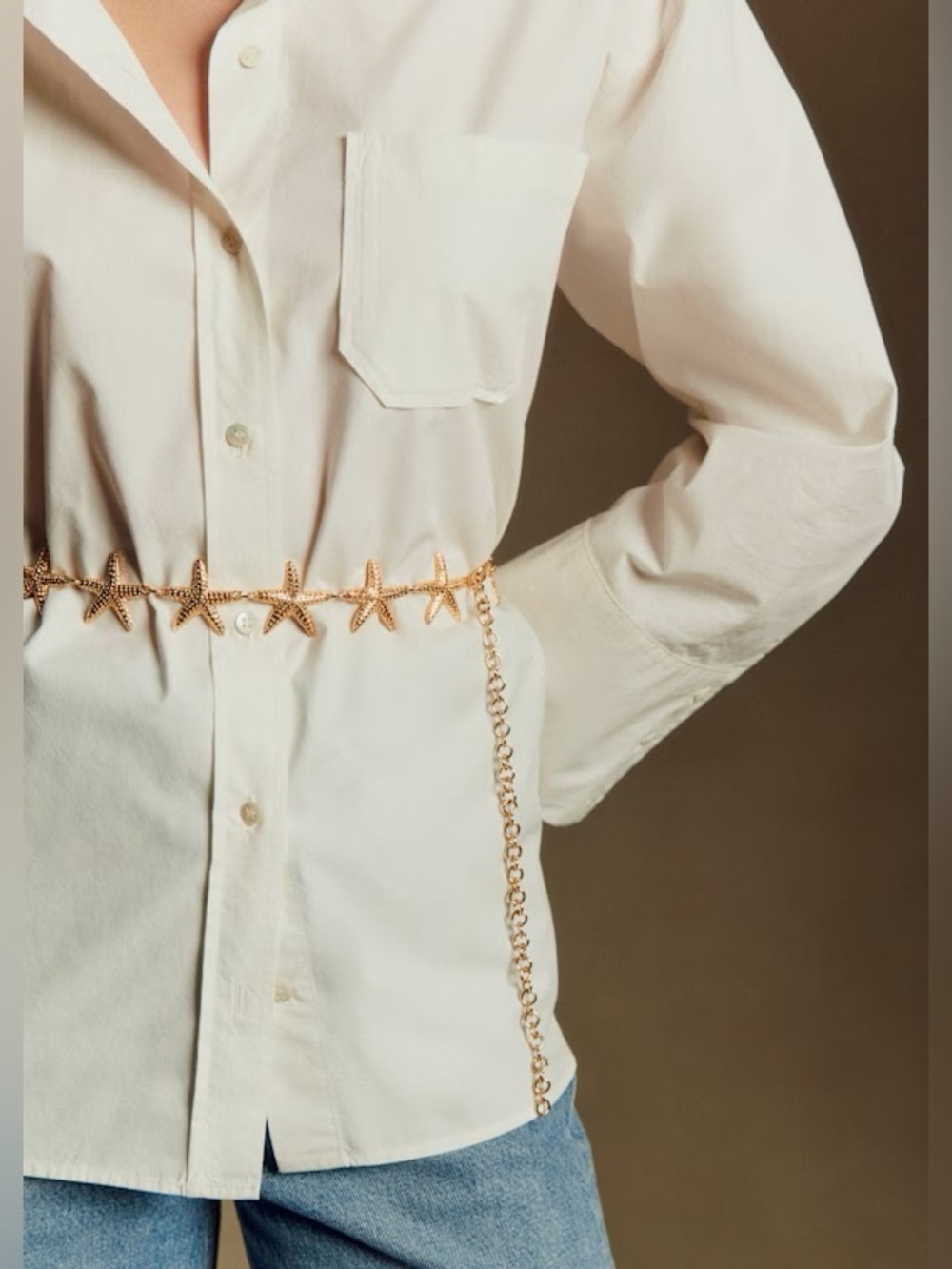 SEZANE SALVADOR BELT. 75CM